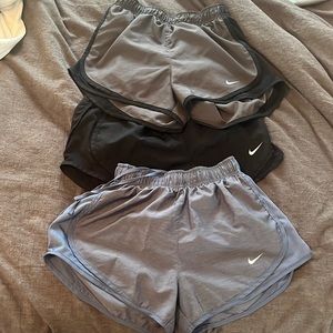 3-pack of never worn nike dri-fit shorts